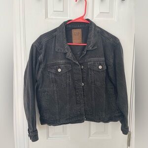 Gap cropped jean jacket L